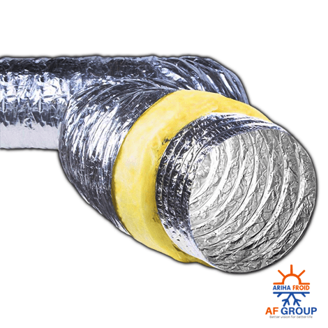 FLEXIBLE ISOLÉ THERMIQUE EN ALUMINIUM Q250 10M