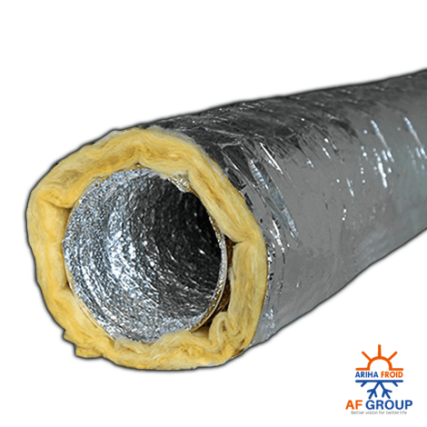 FLEXIBLE ISOLÉ THERMIQUE EN ALUMINIUM Q250 10M